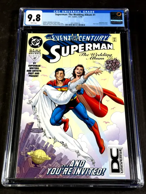 Superman: The Wedding Album #1 CGC 9.8 1996 3911320016 John Byrne