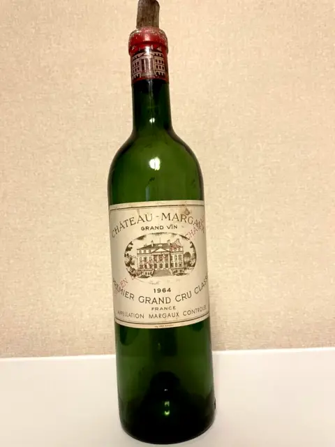 Chateau Margaux 1964 GRAND VIN empty bottle Very old and rare