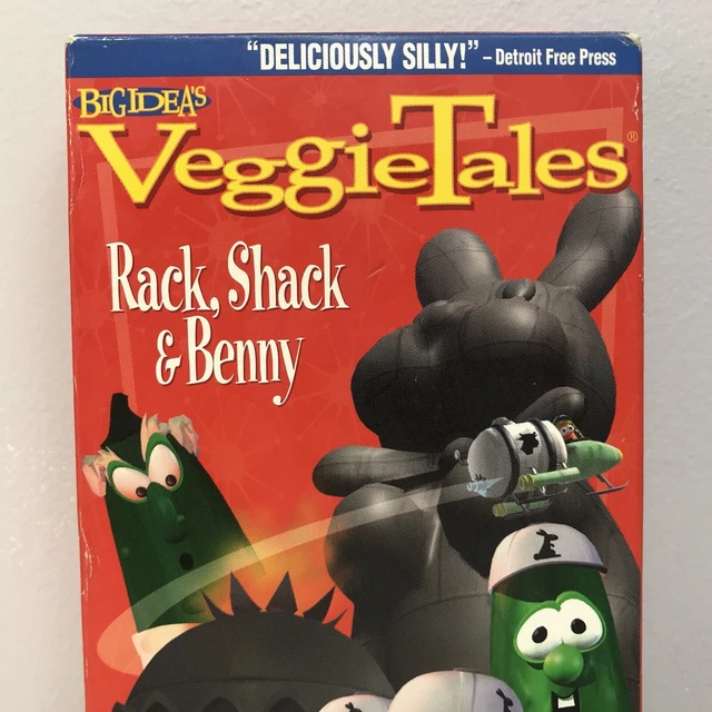 VEGGIETALES RACK SHACK Benny VHS Video Tape Christian Children Kids