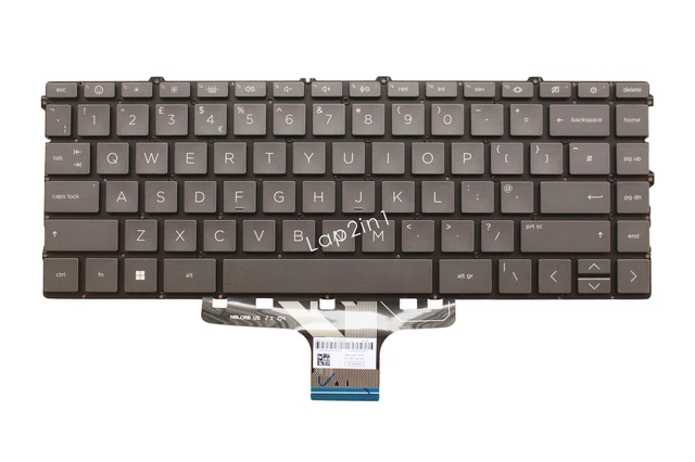 Replacement Keyboard Keys For HP Envy X360 15-AR Laptop – UK Layout, Backlit Compatible – Loose Keys (Used) 1 thumbnail image