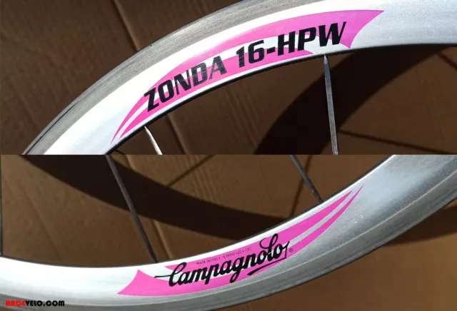 set for one rim decal campagnolo zonda 16-HPW road sticker wheel rims