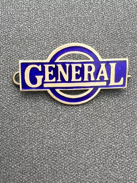 London General LGOC LTPB Motor Bus Omnibus Driver Hat Cap Uniform Enamel Badge