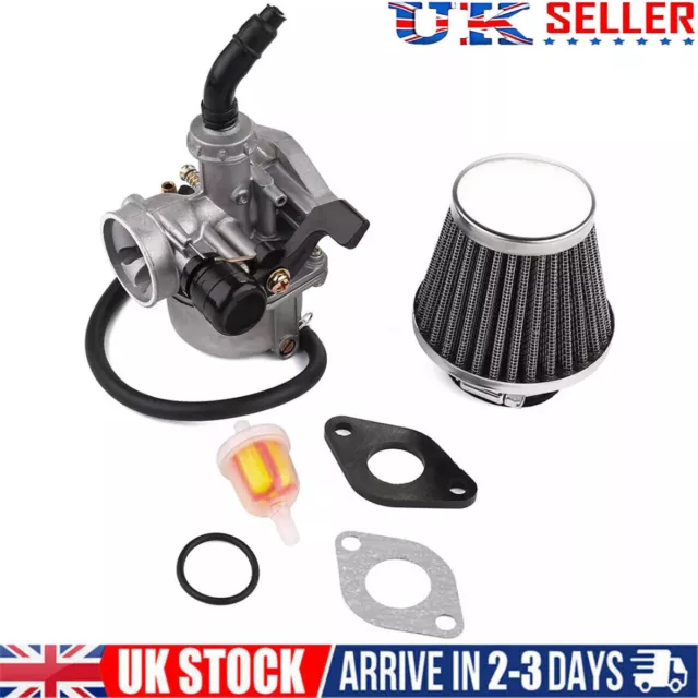 Carburettor Pz19 For 50Cc 70Cc 90Cc 110 Cc 125 Cc Atv Quad Pit Dirt Bike Carb Uk