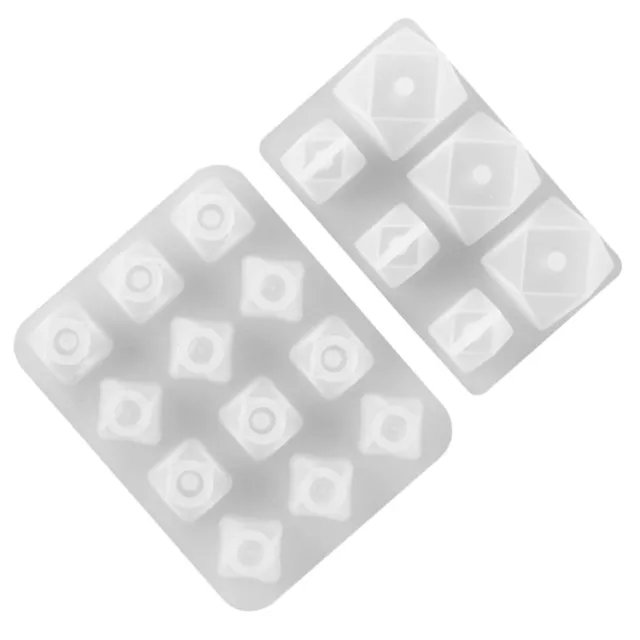 2 Pcs Perlen Machen Formen Epoxid-Schmuckformen Silikonform Für Hängende