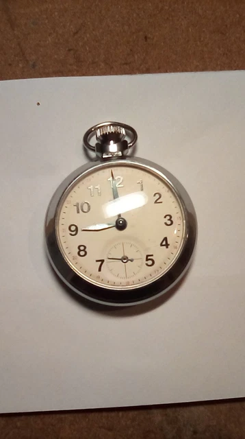 Montre à Gousset Rétro Squelette En Alliage De Zinc - Mouvement Quartz, Design Vintage - Pour Hommes Et Collectionneurs