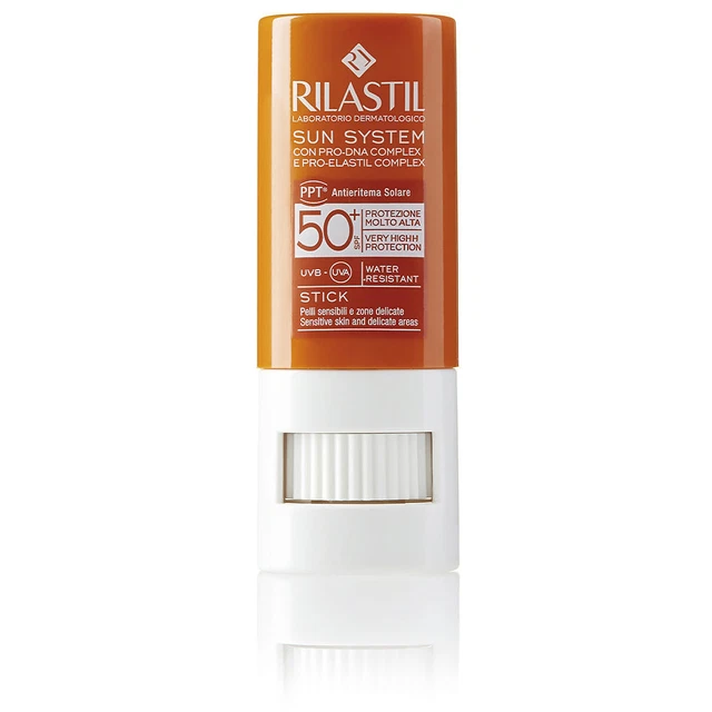 Solaires Rilastil unisex SUN SYSTEM SPF50+ stick transparente 8,5 gr