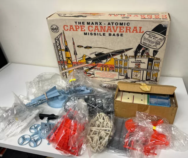 Marx Atomic Cape Canaveral Missile Base Playset 4521 Boxed Never Assembled