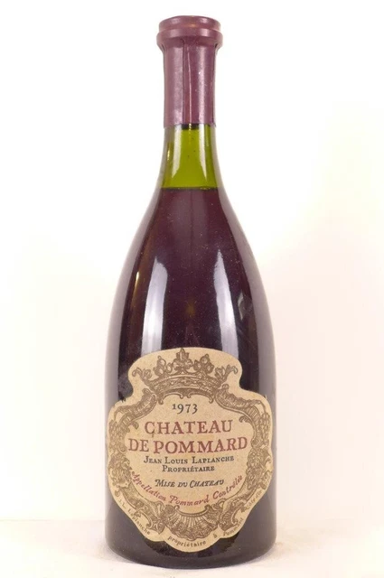 pommard château de pommard  rouge 1973 - bourgogne