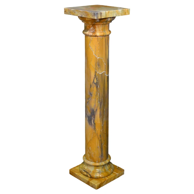 Colonna in Marmo Giallo Siena Italian Interior Design H 100cm