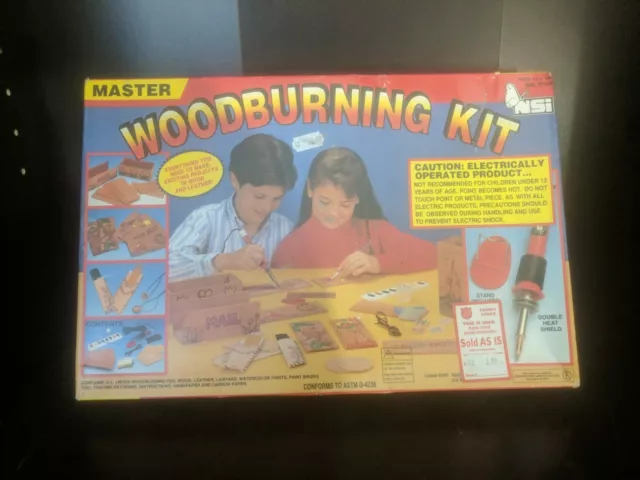 Wood and leather Burning Kit-Vintage Master Wood Burning Kit