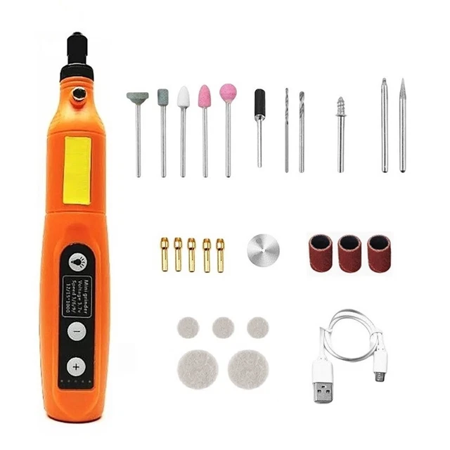 Incisione Set Scrittura Penna 3,7V Accessori Regolabili Velocità