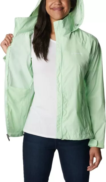 NWT Columbia Womens Switchback III Light Jacket Green Size S $80 JJ435