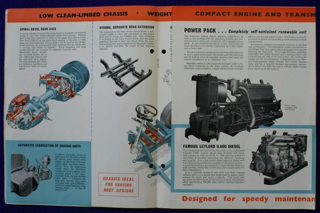 LEYLAND ATLANTEAN REAR Engine Double Deck Bus Coach Brochure 1960 £55. ...