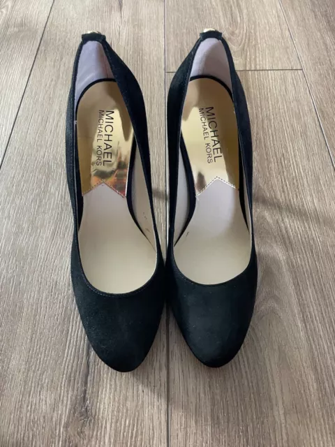 Women Shoes - Heels - Michael Kors - Black - Suede - Size 6