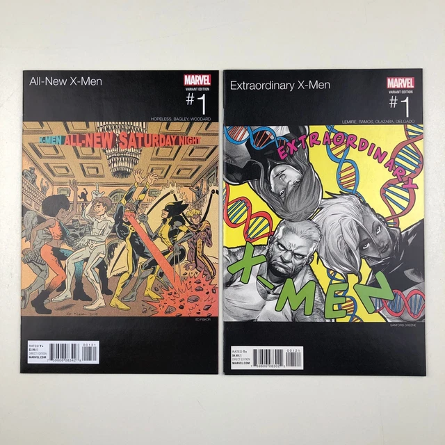 All-New X-Men #1 (2016) + Extraordinary X-Men #1 (2016) Hip Hop Variants