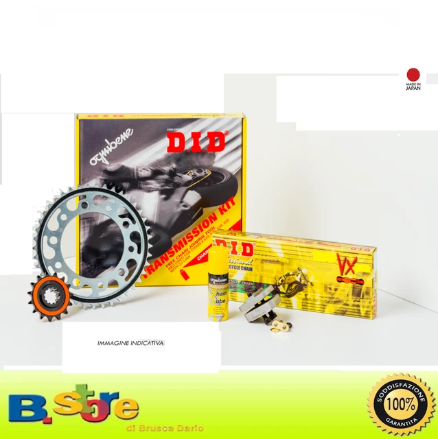 Kit Trasmissione DID Per Beta RR 50 Racing - Catena, Corona 48d, Pignone 13d, Lubrificante - Foto 2