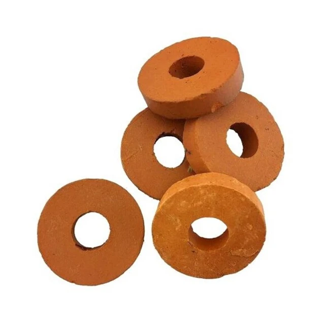 Pesos de plantas de disco de terracota | paquete de 10 piezas | accesorios para acuario