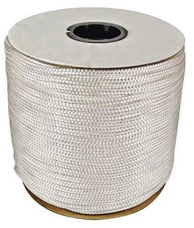 Zoro Select 630120-00600-000 Rope,600Ft,Wht,450Lb.,Nylon