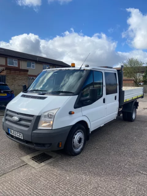 2014 ford transit crew cab tipper