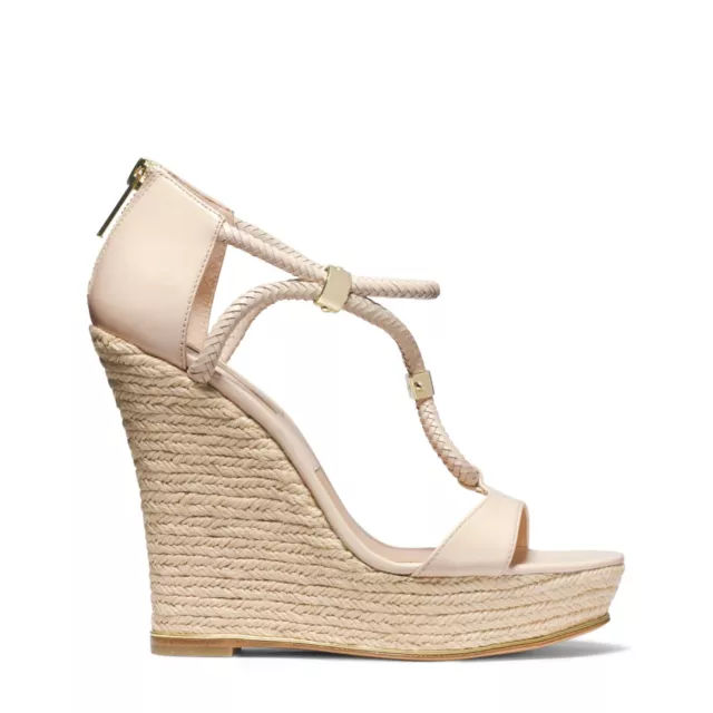 $650 Michael Kors Collection Sandals Espadrilles Sherie Wedge 39.5 Slingbacks