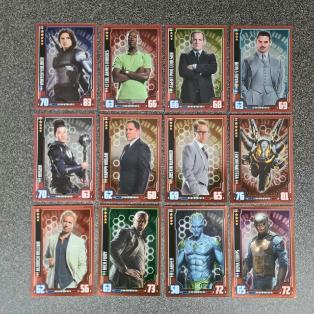 Hero Attax Marvel Cinematic Universe 2016 Mirror Foil Trading Cards