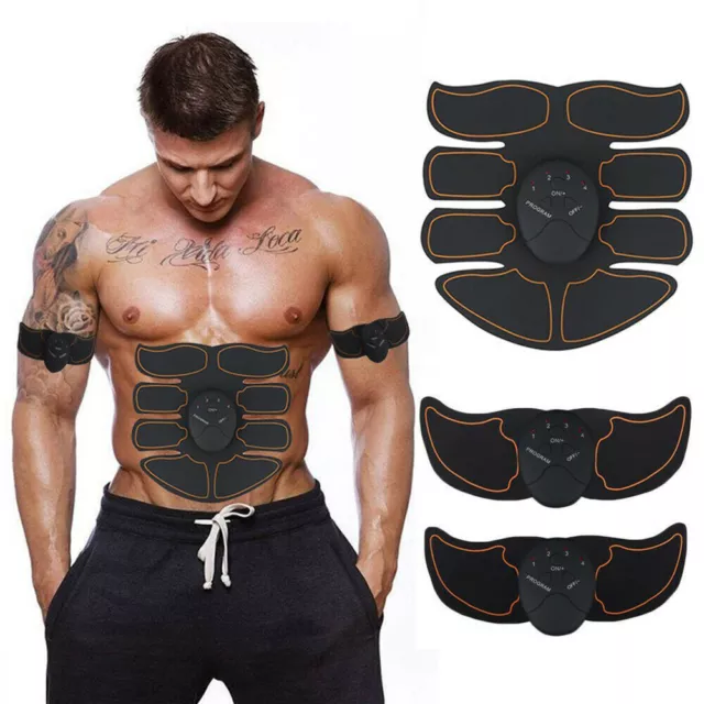 Devicete EMS AB & Arms Muscle Simulator ABS Training Abdominal Trainer 8 Pad Set