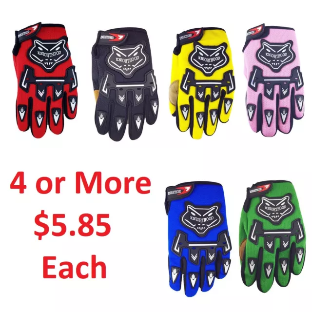 Adult Kids Youth MX MOTOCROSS MOTORBIKE GLOVES BMX/ATV/QUAD/DIRT BIKE Peewee