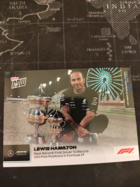 Topps Now F1 Lewis Hamilton #008