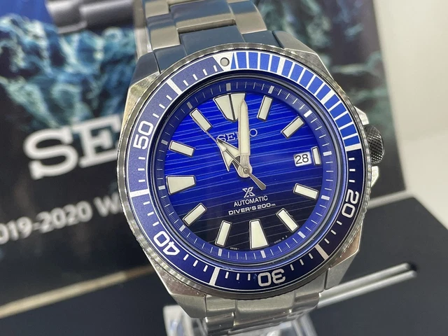SEIKO PROSPEX SAMURAI Save The Ocean Automatic Men s DiverWatch SRPC93K1 389.00 PicClick UK