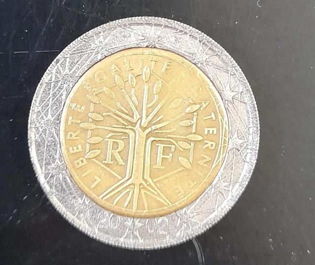 2 Euro Liberte Egalite Fraternite 2002 MONETA 2 EURO Francia 2002 Liberte' Egalite' Fraternite' EUR 230,00