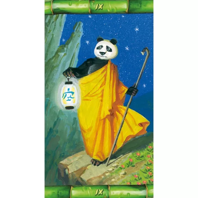Panda Tarot Deck Cards Lo Scarabeo Baraldi Esoteric Telling With Velvet Bag New 2