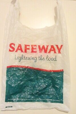 Vintage Safeway Carrier Bag Single Use Christmas Special 