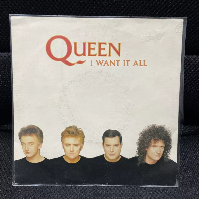 Queen I Want It All Vinyl 7° Italy 1989 Single (Rare Italy)