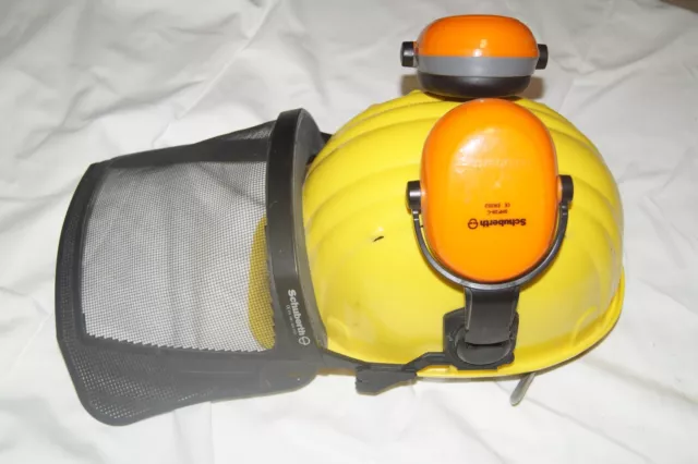 Forsthelm Schuberth Schnittschutzgitter + Gehörschutz SHP 28-C - gelb