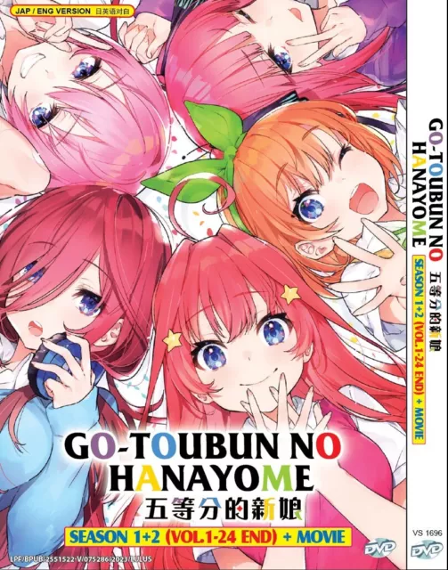 Gotoubun no Hanayome Movie teve uma performance muito boa em seu primeiro  dia - Anime United