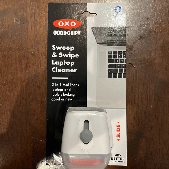 OXO Good Grips Sweep & Swipe Laptop Cleaner, White, One Size