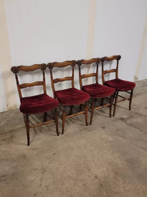 Rare Set Of William IV 19th Century Early Victorian Rosewood Dining Chairs 2