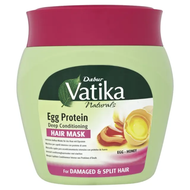 Dabur Vatika - Masque capillaire aux protéines d'oeuf - 500 ml