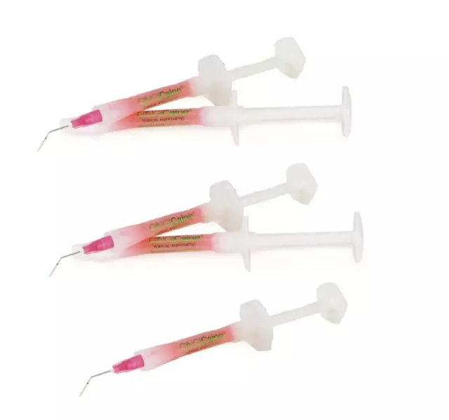 Gingicaine Topical Anesthetic Gel in Syringe 1.2 ml prefilled syringes with Tips