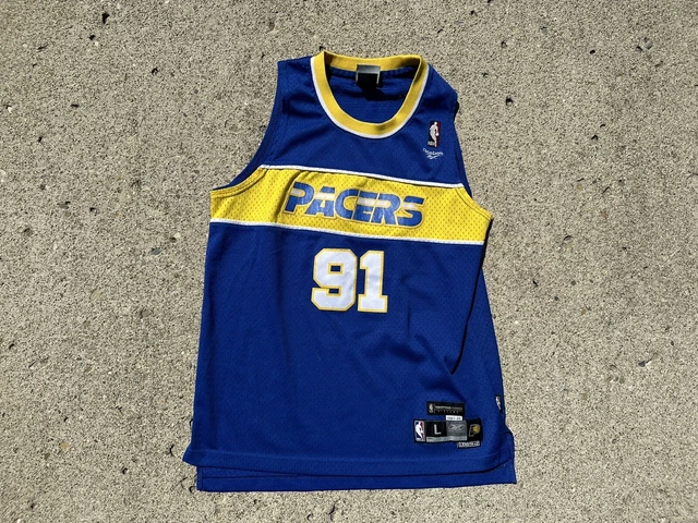 VTG Nike NBA Indiana Pacers Ron Artest Rewind Throwback Swingman Jersey XXL +2L