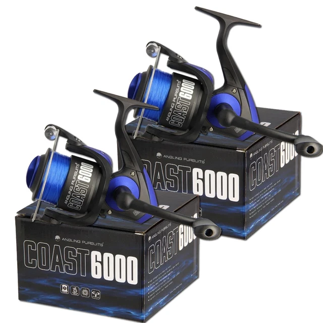 discount fixed spool sea fishing reels Fishdrops Surf Spinning Reel, Size 10000 12000 Saltwater Reels, Full Metal Frame 31 LBs Max Drag, 10+1 Stainless BB Ultra Smooth Powerful, High Capacity Long Casting Spinning : Sports & Outdoors spooled with braided line 2X SEA FISHING Reel Coast