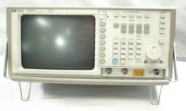 HP 54505B 300 MHz 2 Channel Digitizing Oscilloscope-No Screen Display ,Powers On