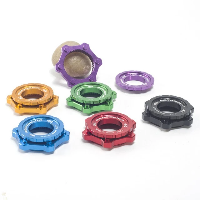 Bike Hub Disc Brake Adapters MTB Cycling Centerlock To 6-Bolt Rotor Conversion