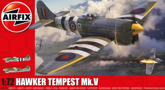 Airfix 1/72 Hawker Tempest MK.V Plastic Model Kit 02109