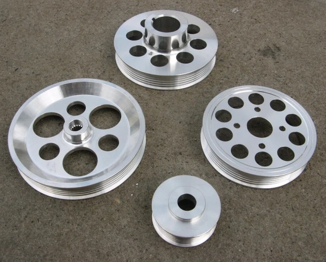Lightweight aluminum pulley for 98-05 Lexus GS300 IS300 2JZ 2JZGE 3.0L VVTI 4PCS