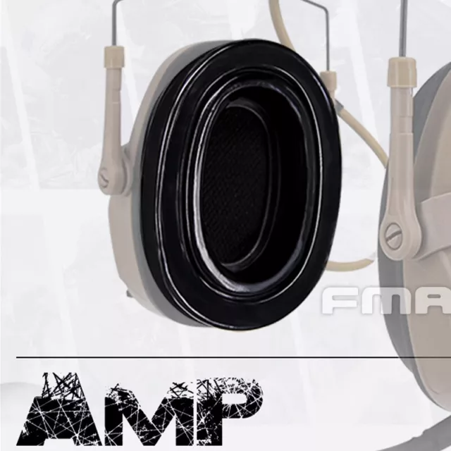 FMA Taktische Ersatz Ohrpolster Silikon Ohrpolster für FCS AMP Headset Army Gear