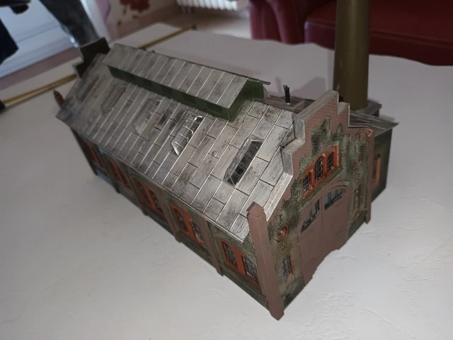 USINE MKD ENTREPOT FRET HO MAQUETTE COMPATIBLE TRAIN