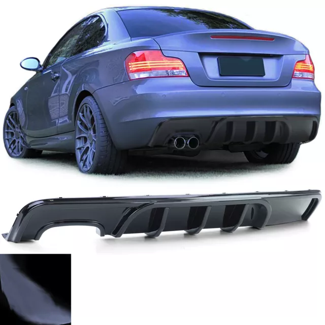 Sport Heckdiffusor Performance Schwarz Glanz passend für BMW 1er E82 E88 07-13