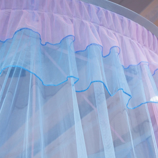 1pc Large Bed Canopy Dome Hanging Mosquito Net Lace Bed Hanging Tent for