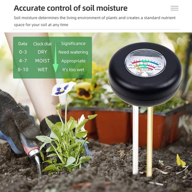 SOIL METER Plants Moisture Sensor Humidity Monitor Home Garden6169 £12. ...